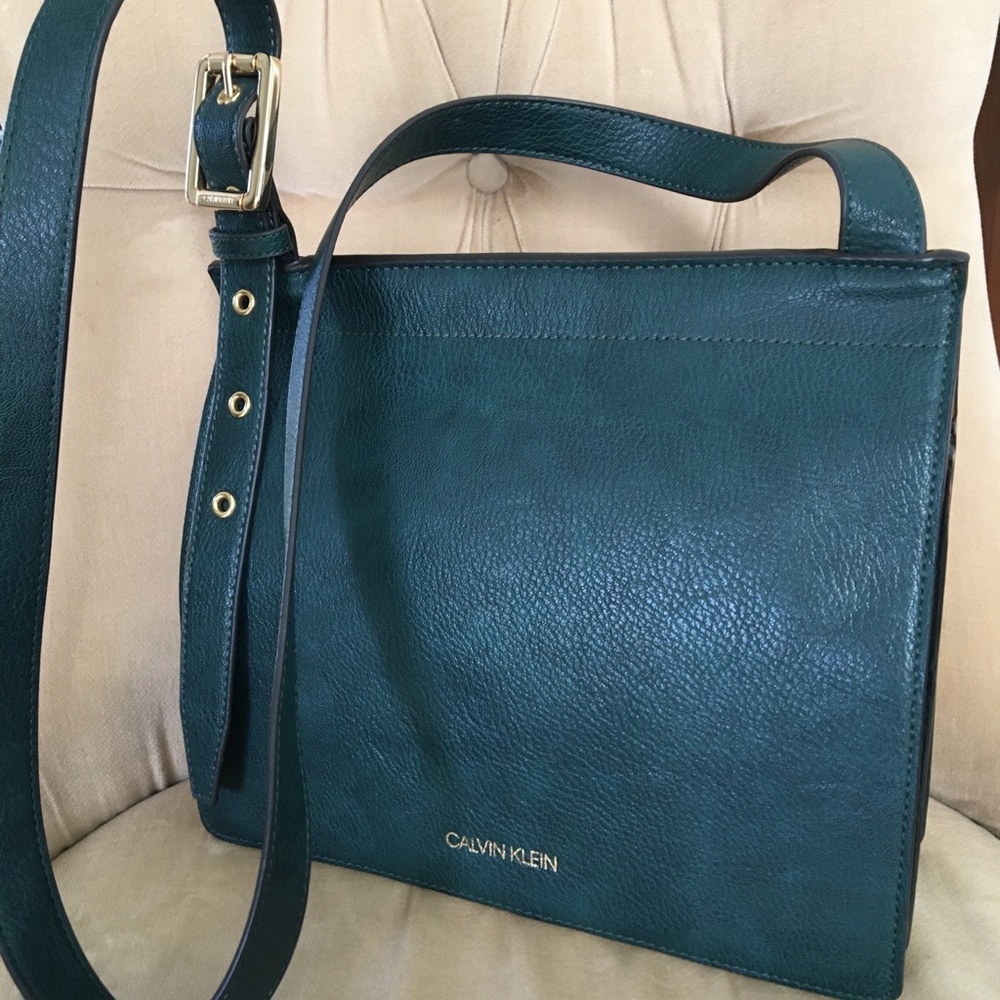 Calvin klein shoulder bag dark green
